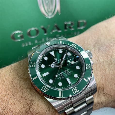 rolex pen price green|Rolex submariner green dial price.